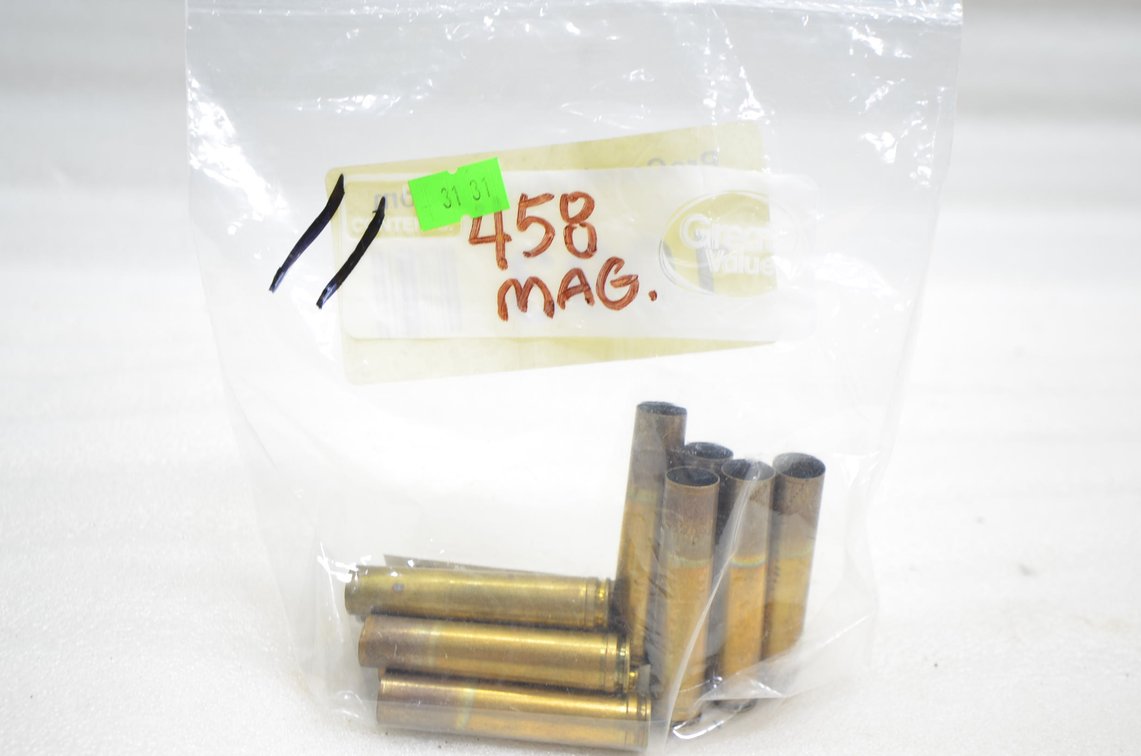458 MAG Empty Brass (10+)