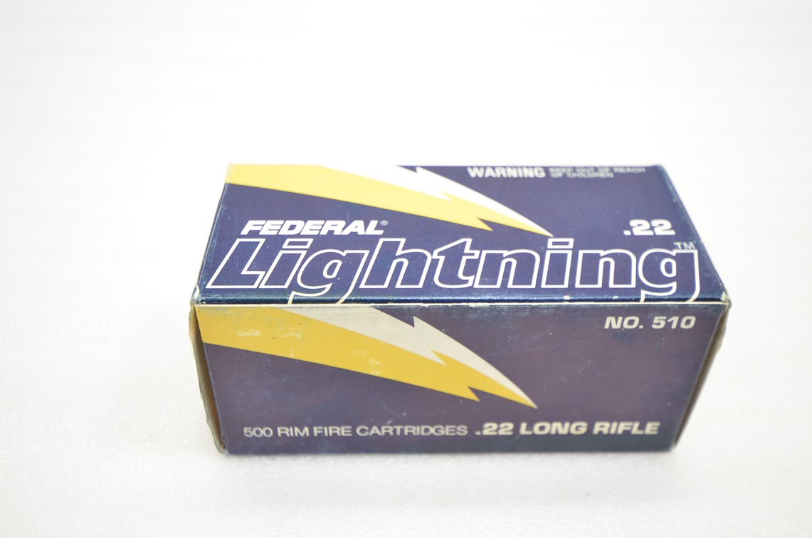 Federal Lightning 22LR Ammo (1 Box)