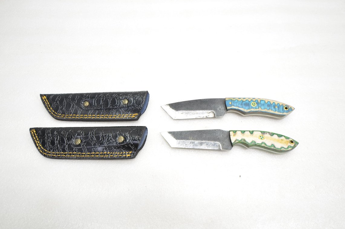 (2) MHS Cutlery Fixed Blade Knife