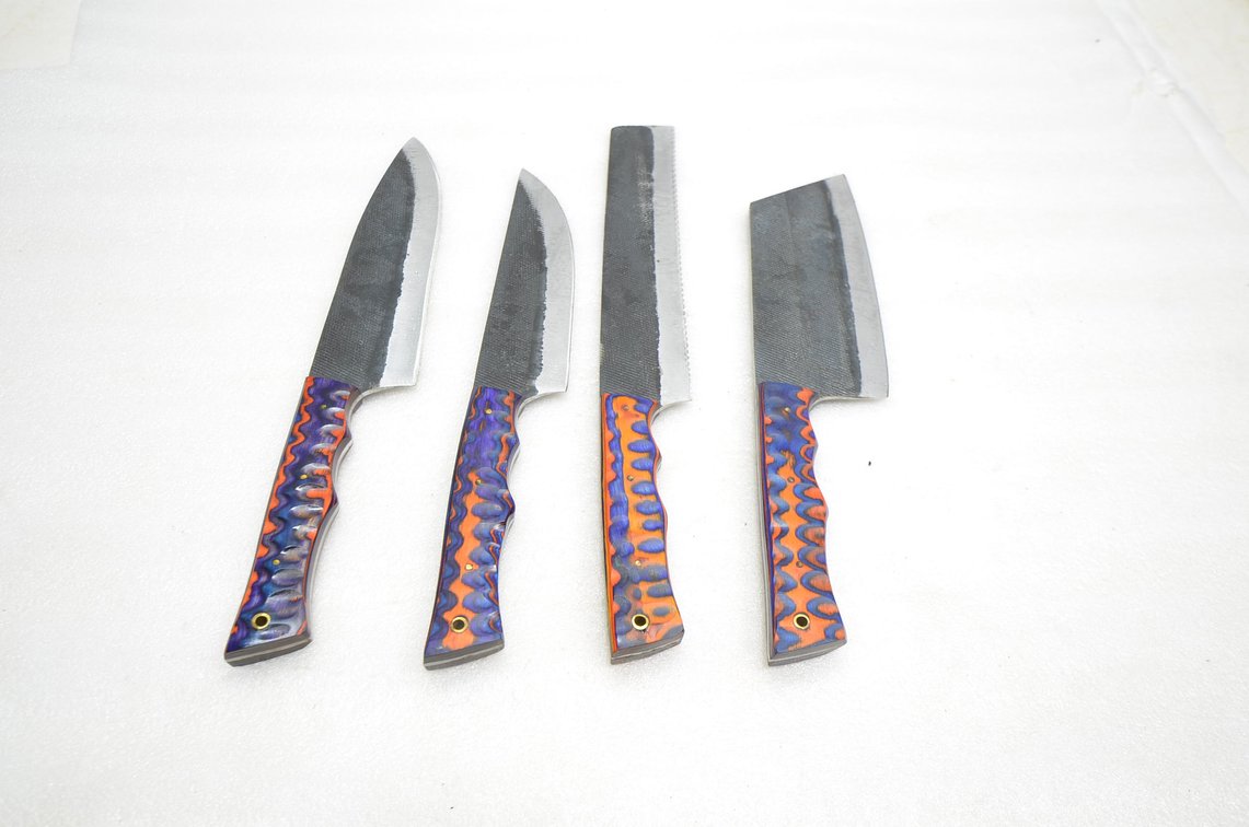 MHS Cutlery 4-Piece Kitchen Knife Set