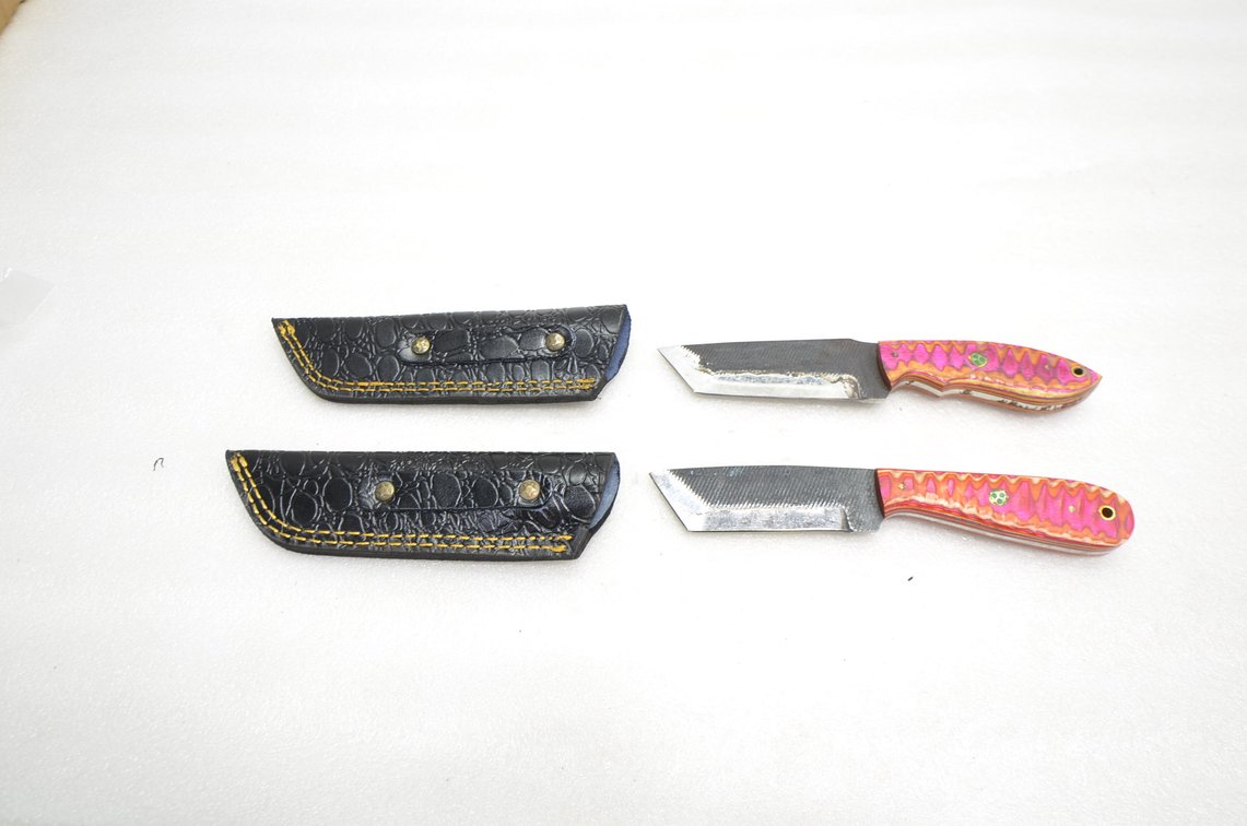 (2) MHS Cutlery Fixed Blade Knife
