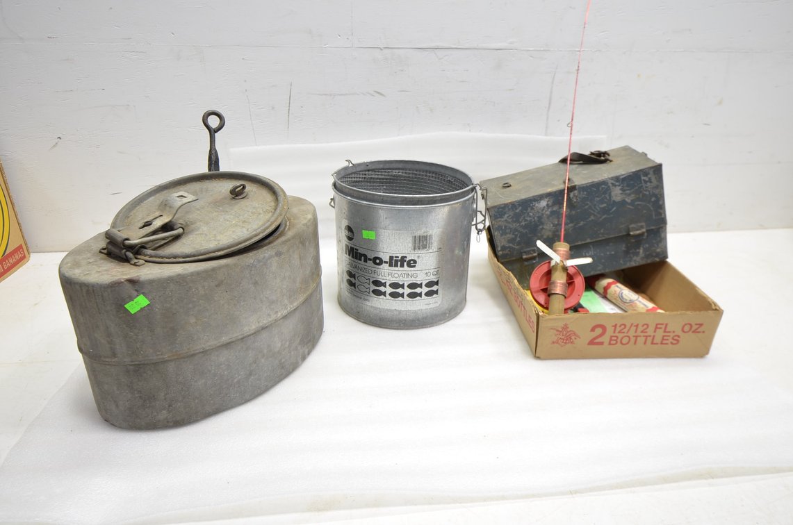 Minnow Bucket, Oyster System, And More