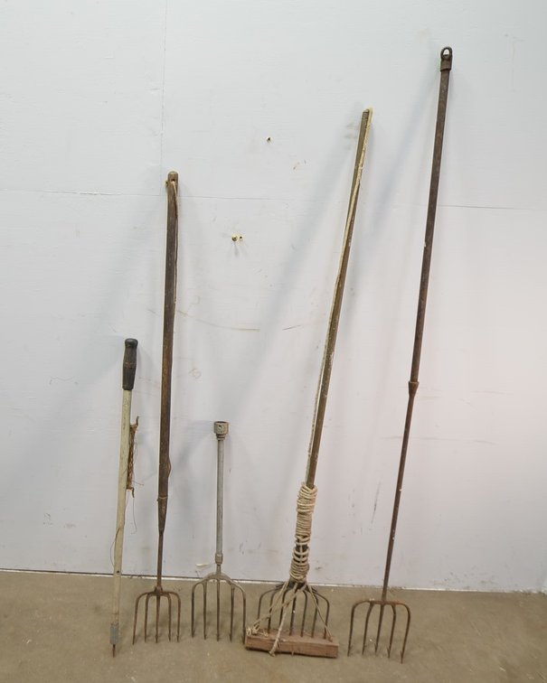 (4) Spear Fishing Fork, Spear