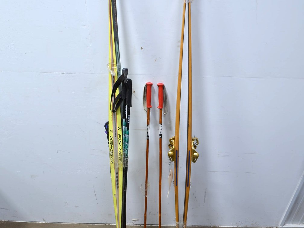 (2) CrossCountry Skis With Poles