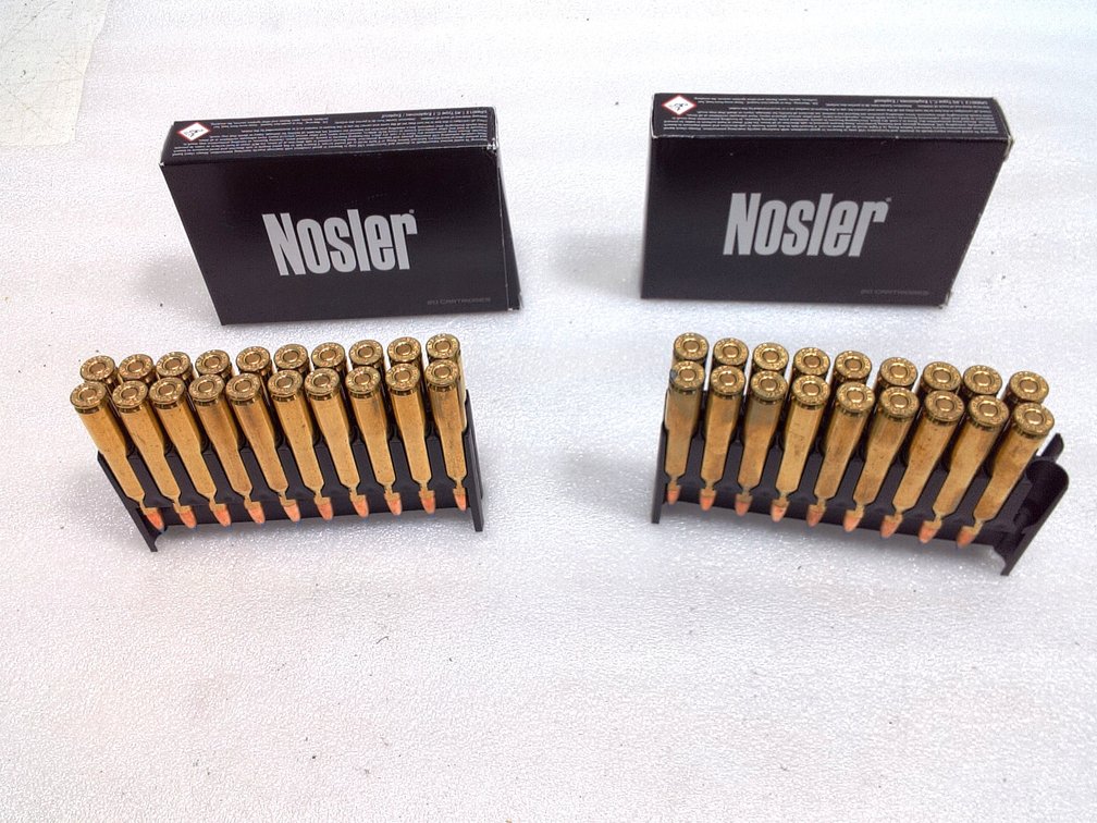 Nosler 25-06 REM BT Ammo (38 Rounds)