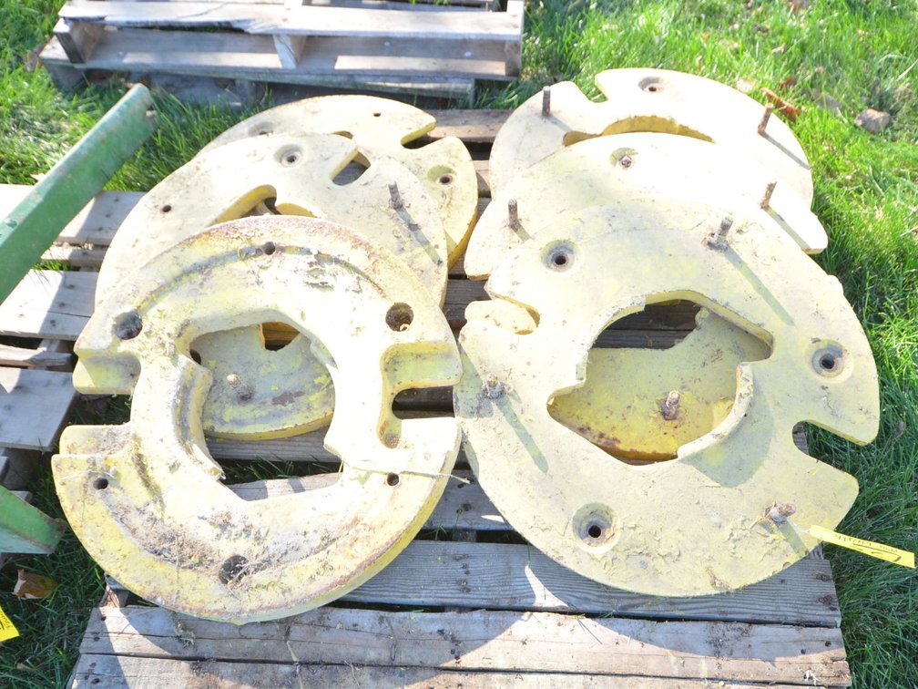 (6) John Deere Rear Wheel Weights
