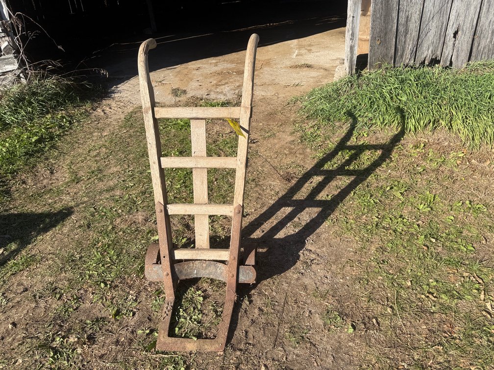 Wood and Metal Pallet Cart