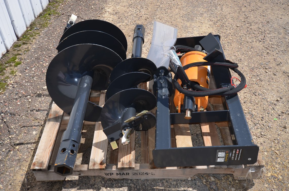 Wolverine Skid Steer Auger Drive & Bit Attachment