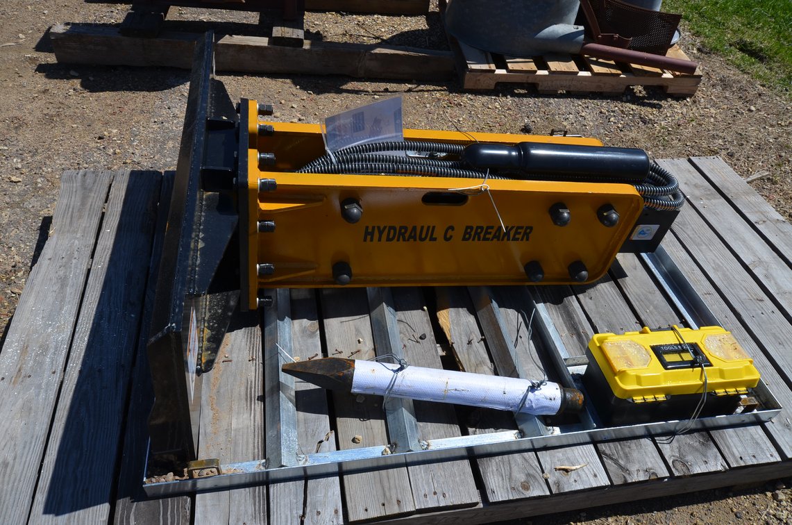 Wolverine Skid Steer Concrete Breaker Attachment