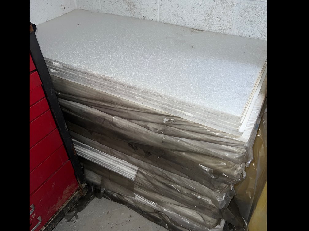 White Foam Insulation - Approx. 71 pcs. 