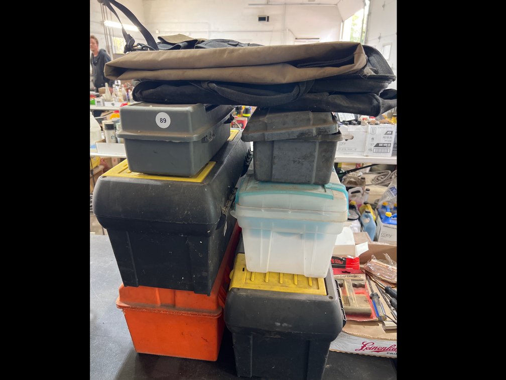 Misc. Small Tool Boxes and Tool Bag