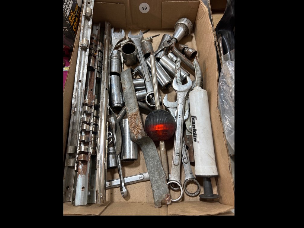 Assorted Wrenches and Sockets