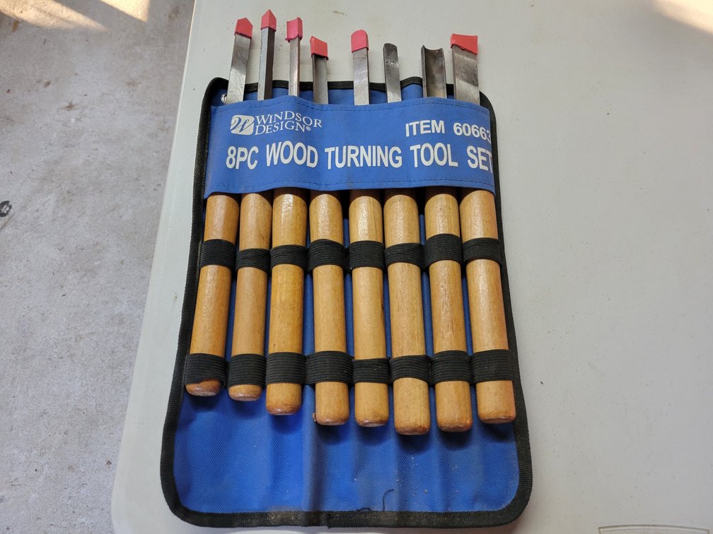 8 Pc Wood Turning Tool Set
