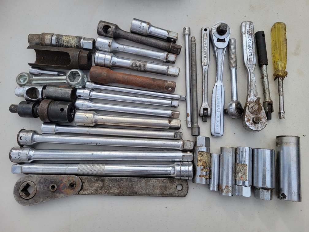 Craftsman Ratchets, Standard Extension Bars, Spark Plug Sockets