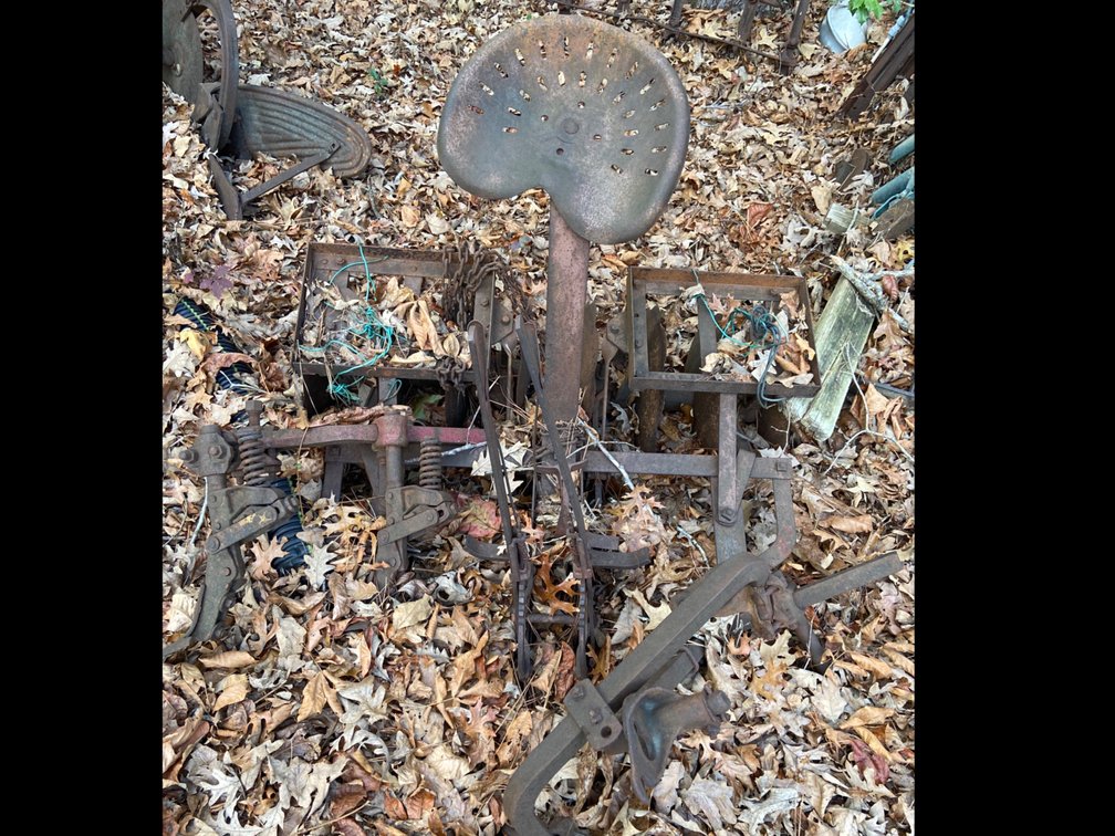 Antique Tractor Pulled Tiller