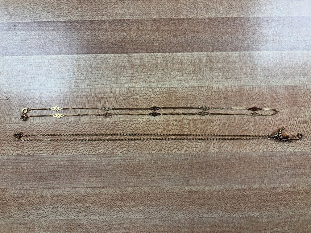 12K and 14K Chain Necklaces