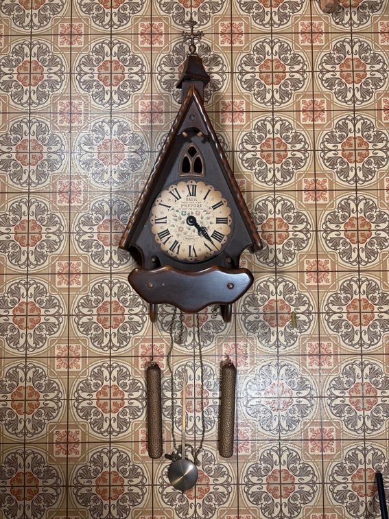 New England Clock Company Cathedral Wall Clock