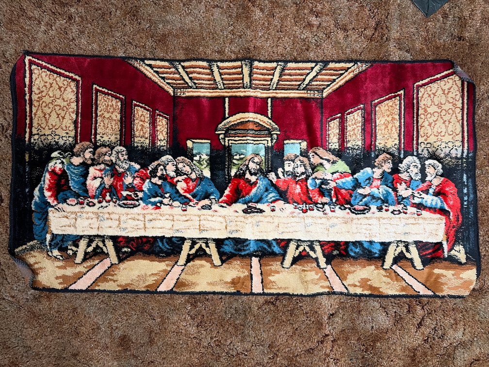Vintage Last Supper Tapestry