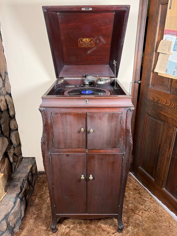 Victrola Phonograph by the Victor Talking Machine Co.