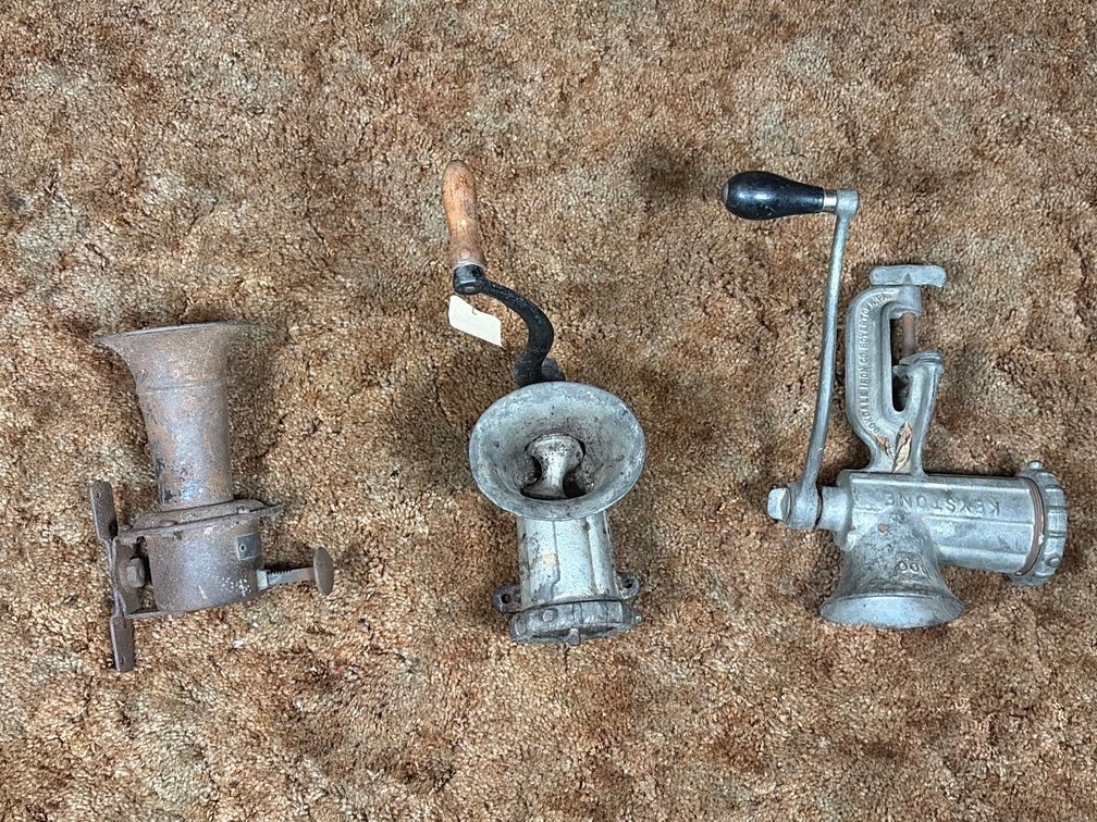 Antique Cast Iron Meat Grinders