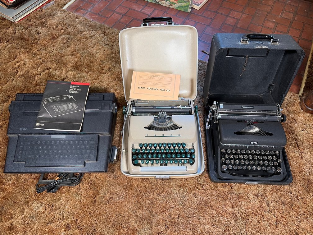 3 Vintage Typewriters