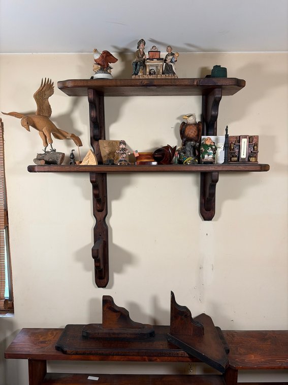 Knick Knacks and Hanging Wall Shelves