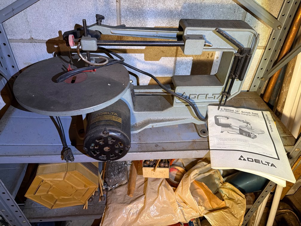 Delta 16 inch scroll saw