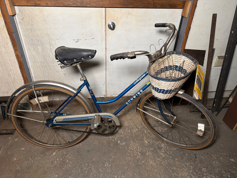 Vintage Schwinn collegiate bike
