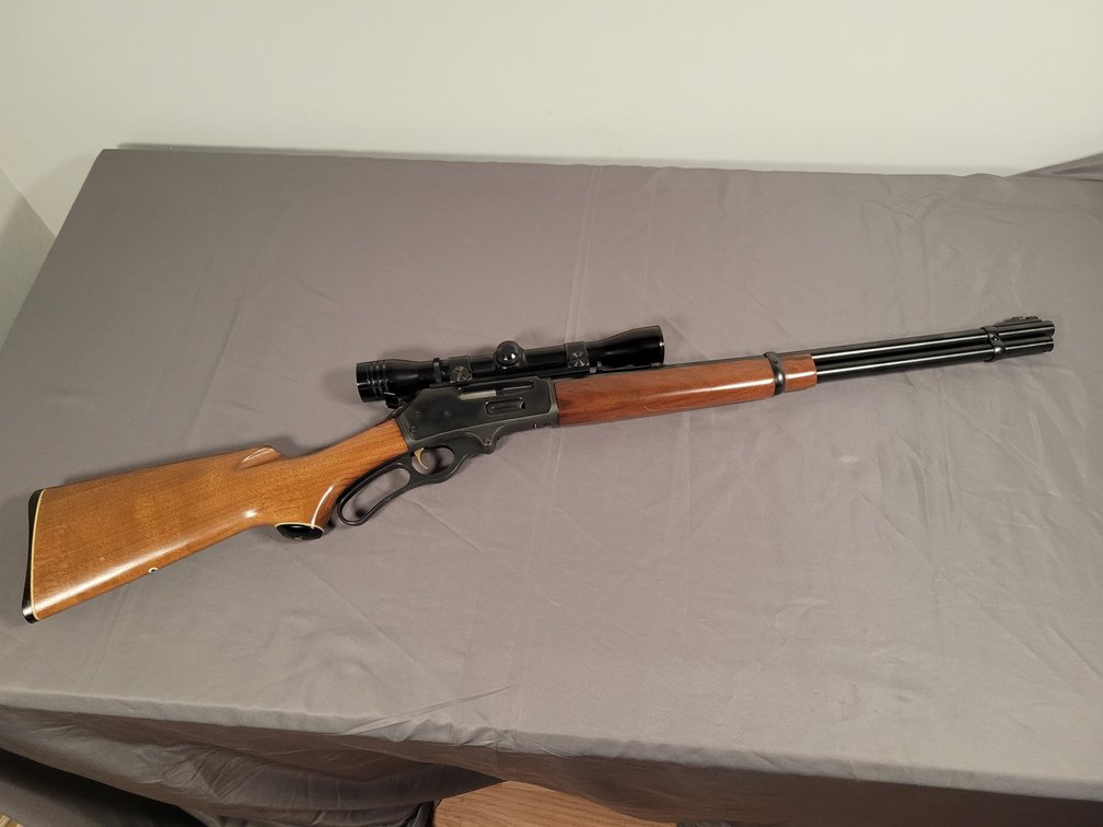 Marlin Firearms Co. 35 Cal. Lever Action Rifle W-Redfield Scope