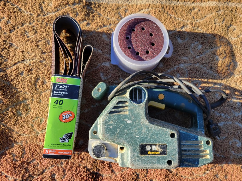 Corded Black and Decker Quantum Belt Sander