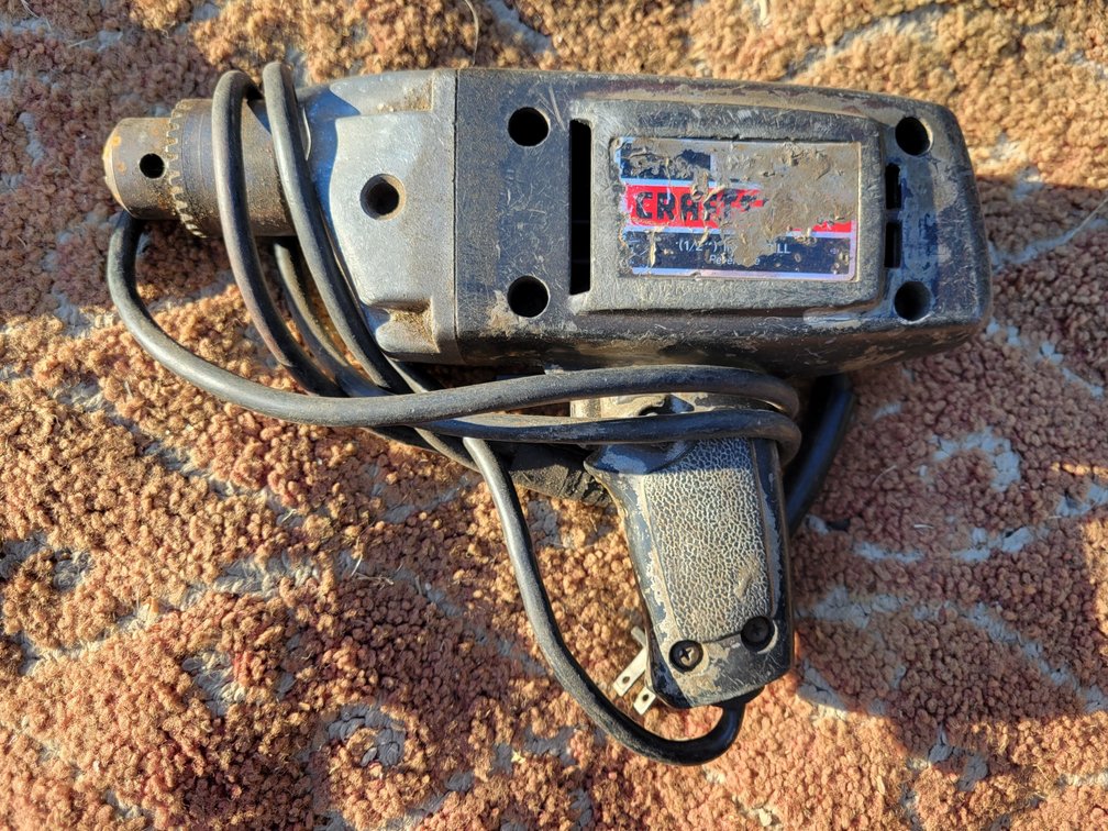 Corded Sears 1/2” Reversible Double Insulated Drill