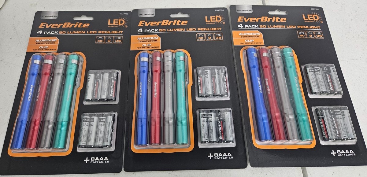 EverBrite 4 Pack LED Penlights