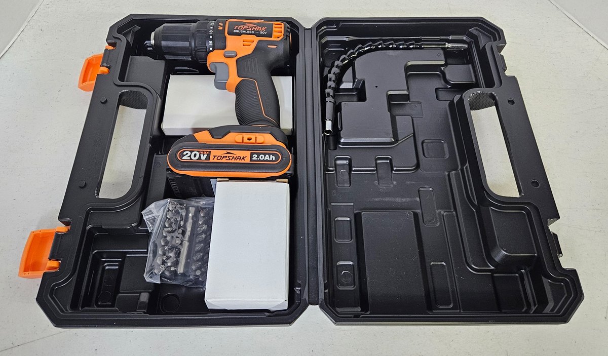 Topshak Brushless Electric Drill