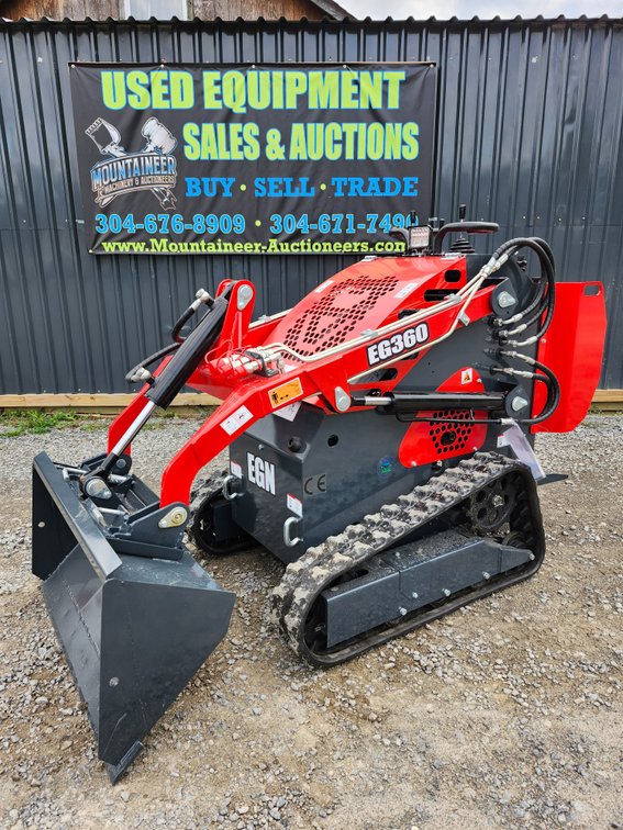 NEW EG360 Mini Walk Behind Skid Steer Crawler Loader 13.5hp 