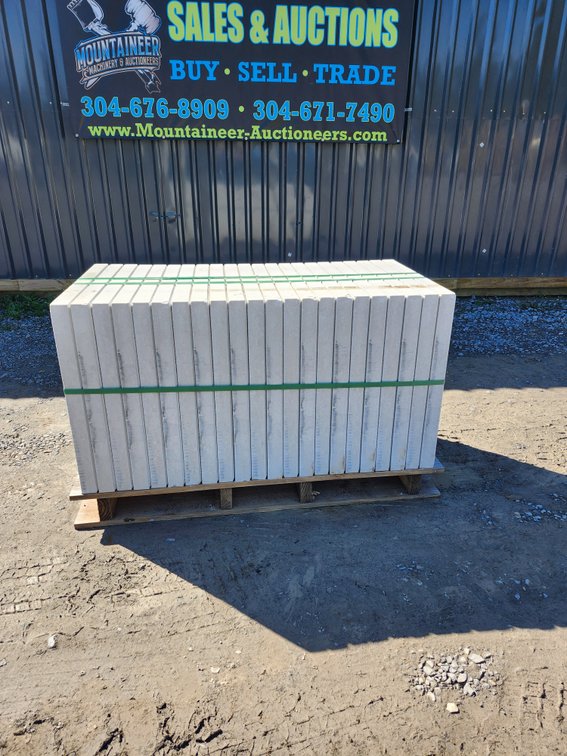 NEW Hanover Prest Pavers 23-1/2"x 23-1/2"x 2" Glacier White Diamond Finish **Bid X22**