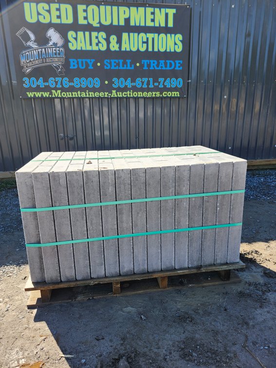 NEW Hanover Prest Pavers 23-7/8"x 23-7/8"x 2-1/2" Limestone Gray Tudor Finish **Bid X 15**