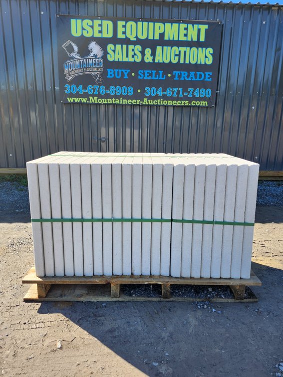 NEW Hanover Prest Pavers 23-1/2"x 23-1/2"x 2" Glacier White Square Edge Tudor Finish **Bid X22**