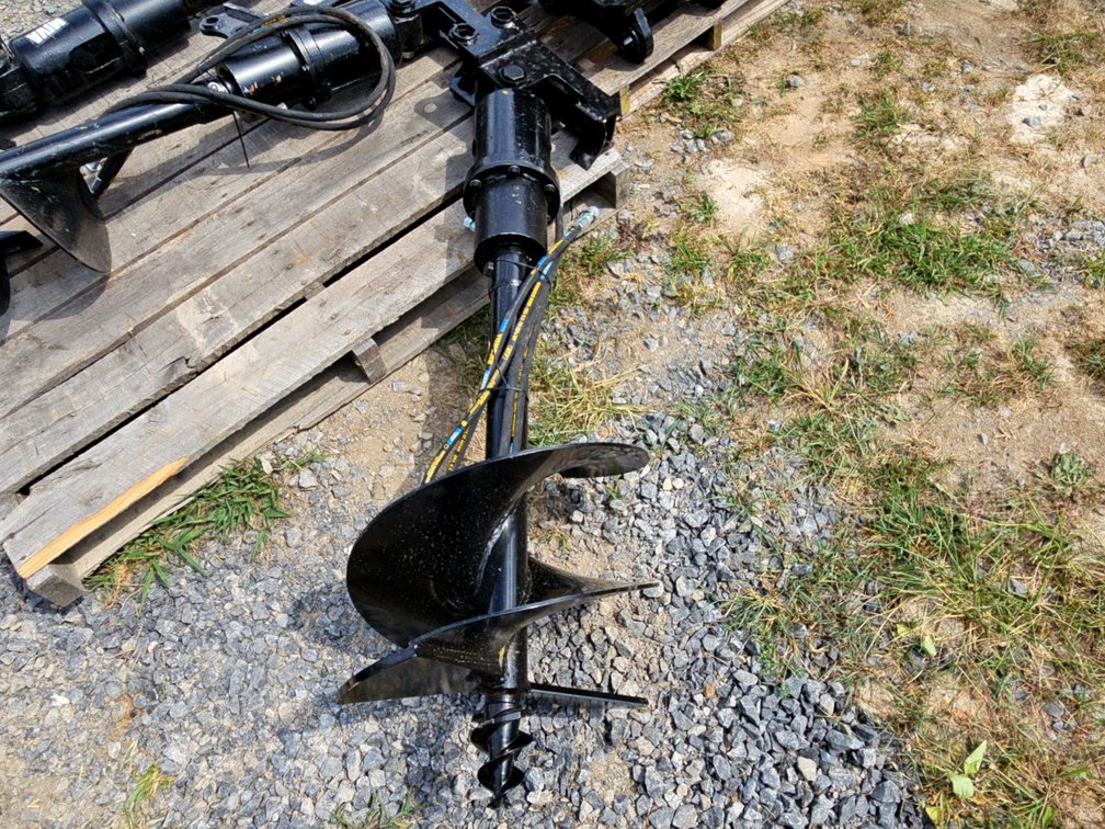 LANTY Micro Mini Excavator Post hole  Digger w/16" Auger Attachment NEW!    