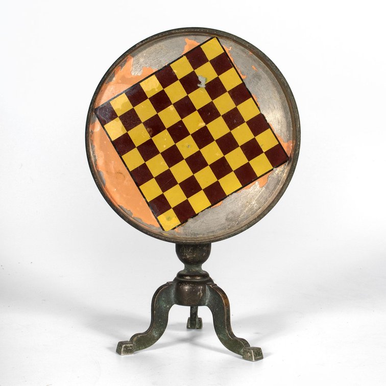 Americana Miniature Chippendale Style Chess Table