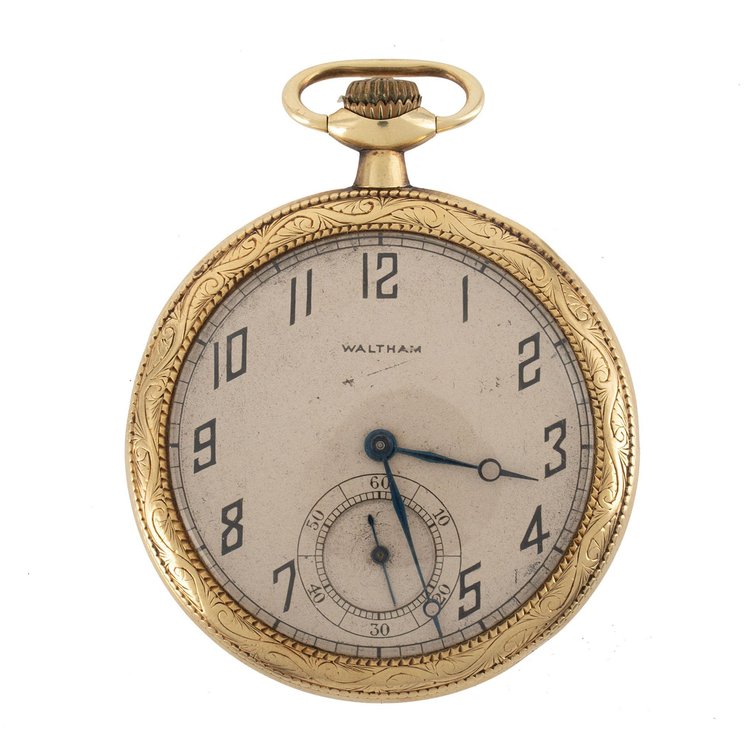 Waltham 14K Gold Pocket Watch