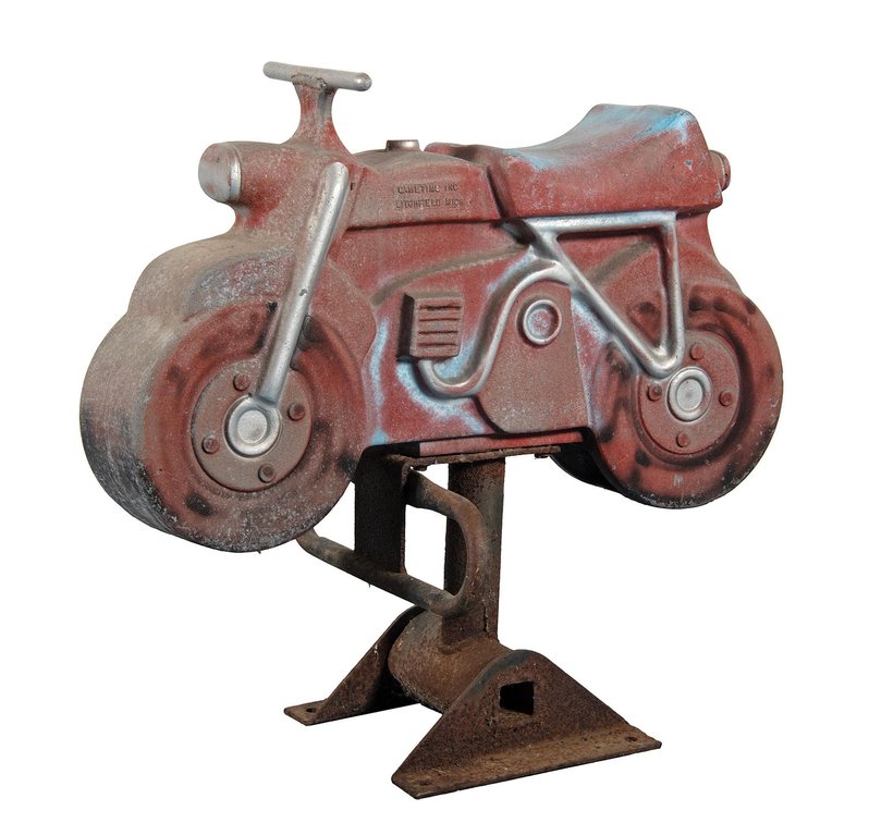 Gametime Inc. Cast Aluminum Kiddie Motorcycle