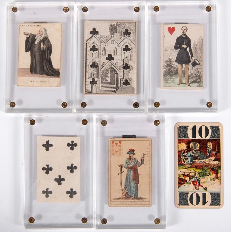 European Historical 18th and 19th Century Playing Cards