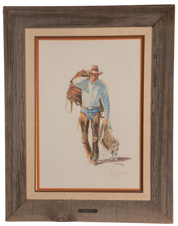 Curtis Wingate (American, b. 1926) Watercolor