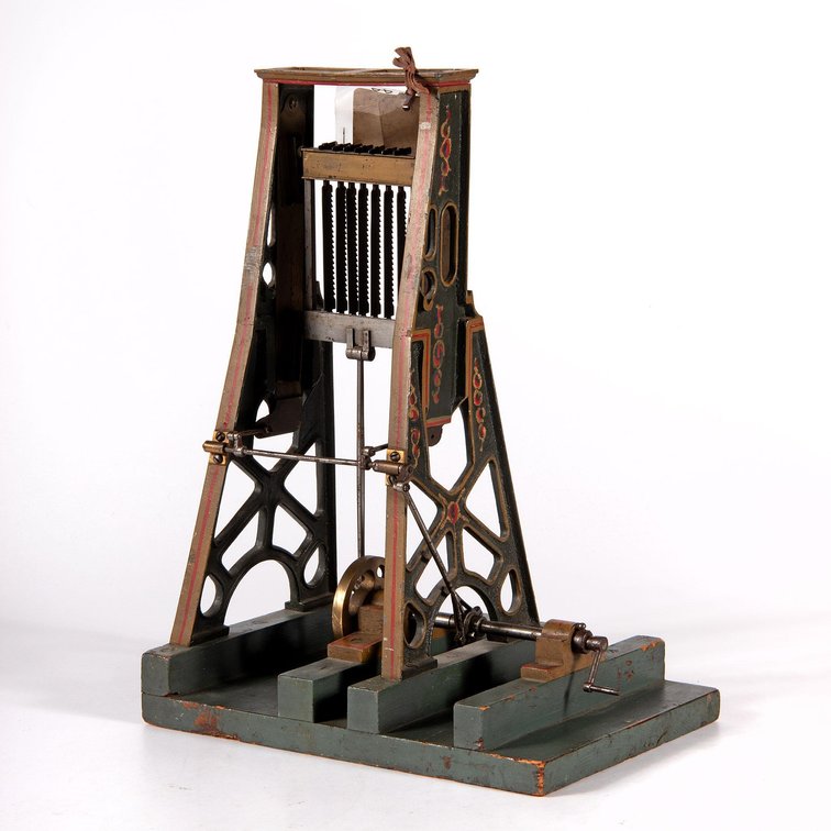 Patent Model Reciprocating Saw Mill by William Wilkin