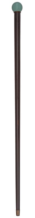 Antique Chinese Sphere Handled Walking Stick