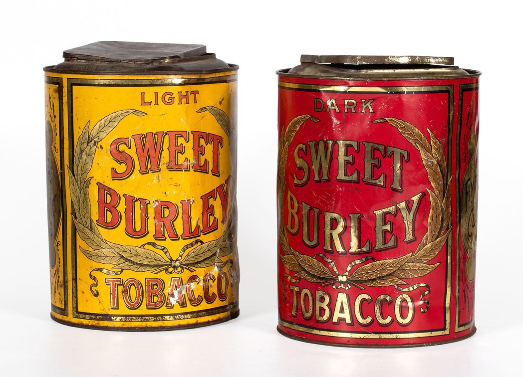 Large Format Sweet Burley Tobacco Tins
