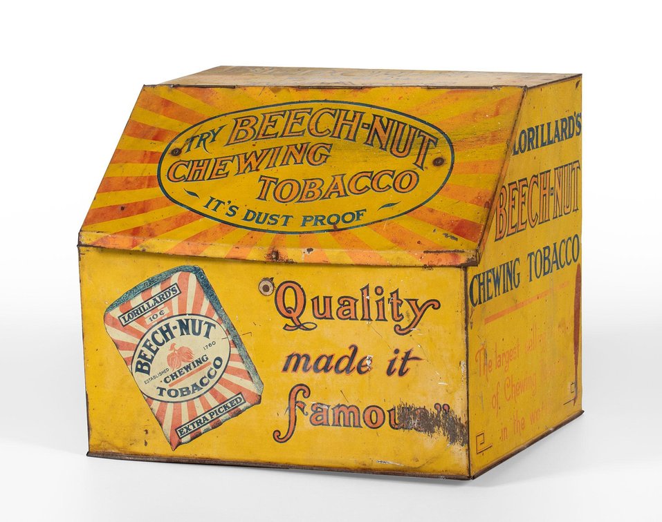 Lorillard's Beech-Nut Chewing Tobacco Tin Canister