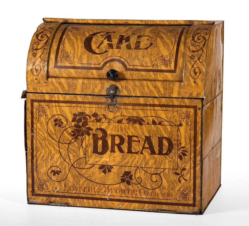 Large General Store Bread and Cake Roll Top Tin