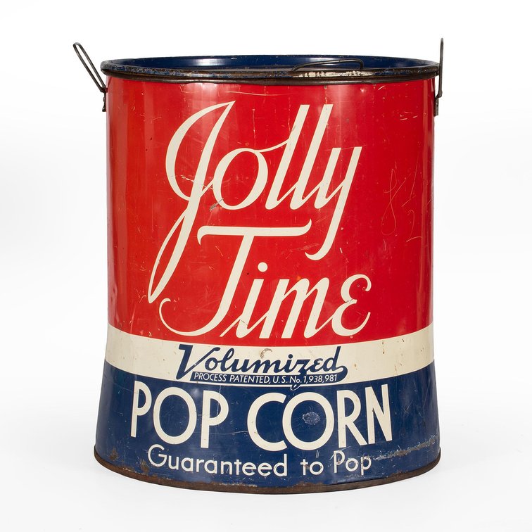 Extra Large Thunderbolt Jolly Time Pop Corn Tin