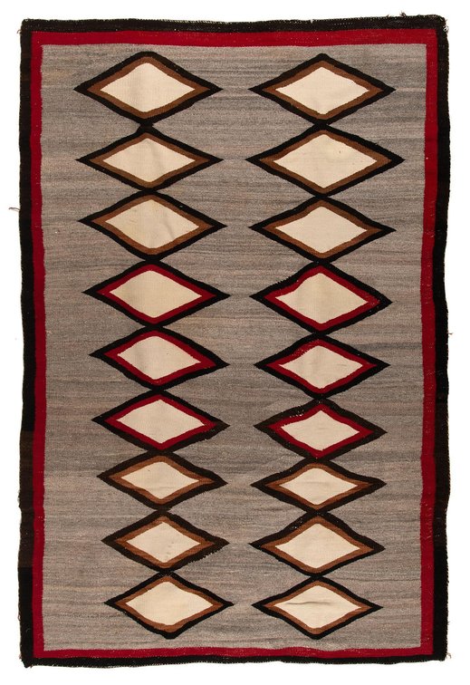 Antique Woven Navajo Regional Weaving